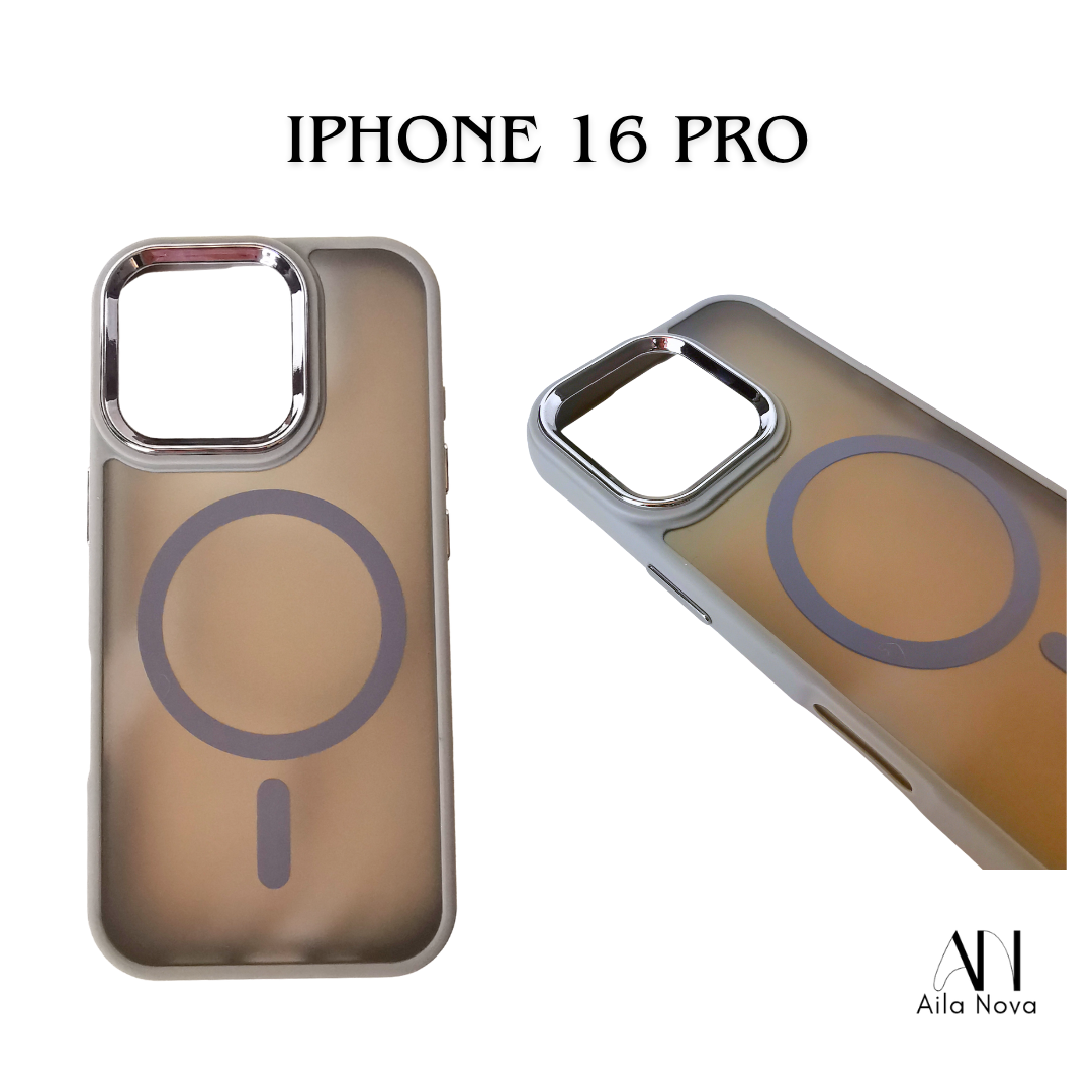 Funda iPhone 16 PRO MagSafe Frosted