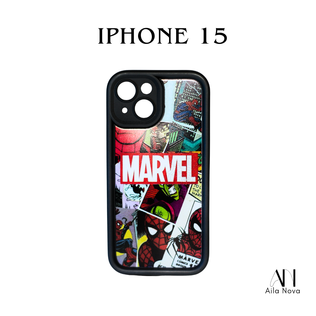 Funda Marvel para iPhone 15 – Diseño Exclusivo SPIDERMAN