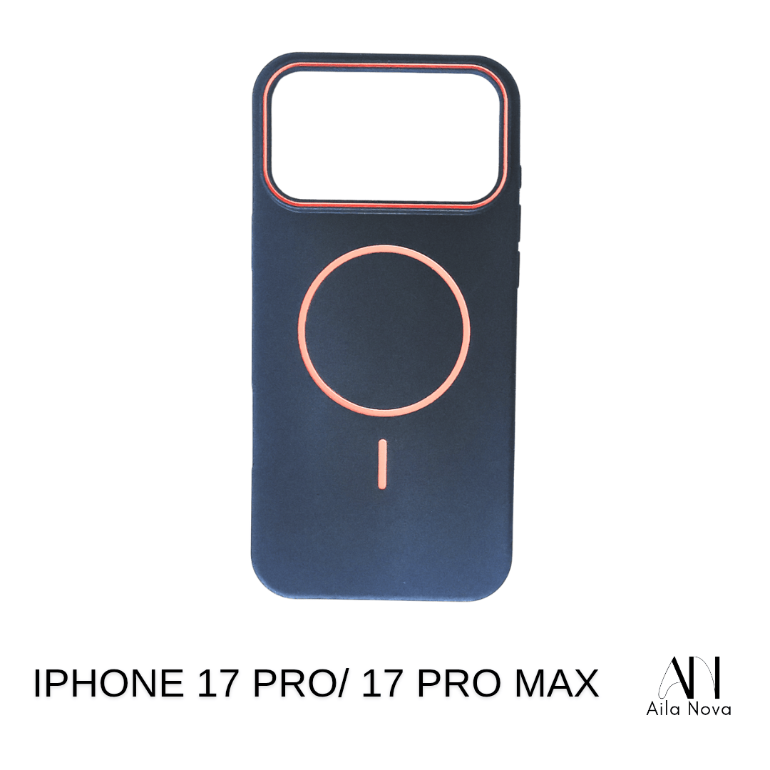Funda MagSafe Soft Touch iPhone 17 PRO MAX – Rosa, Celeste, Negro
