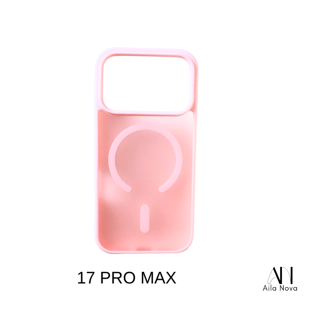 Funda Soft Touch MagSafe iPhone 17 PRO – Rosa | Antigolpes