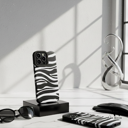 Funda para iPhone 16 diseño CEBRA – Carcasa protectora elegante y resistente