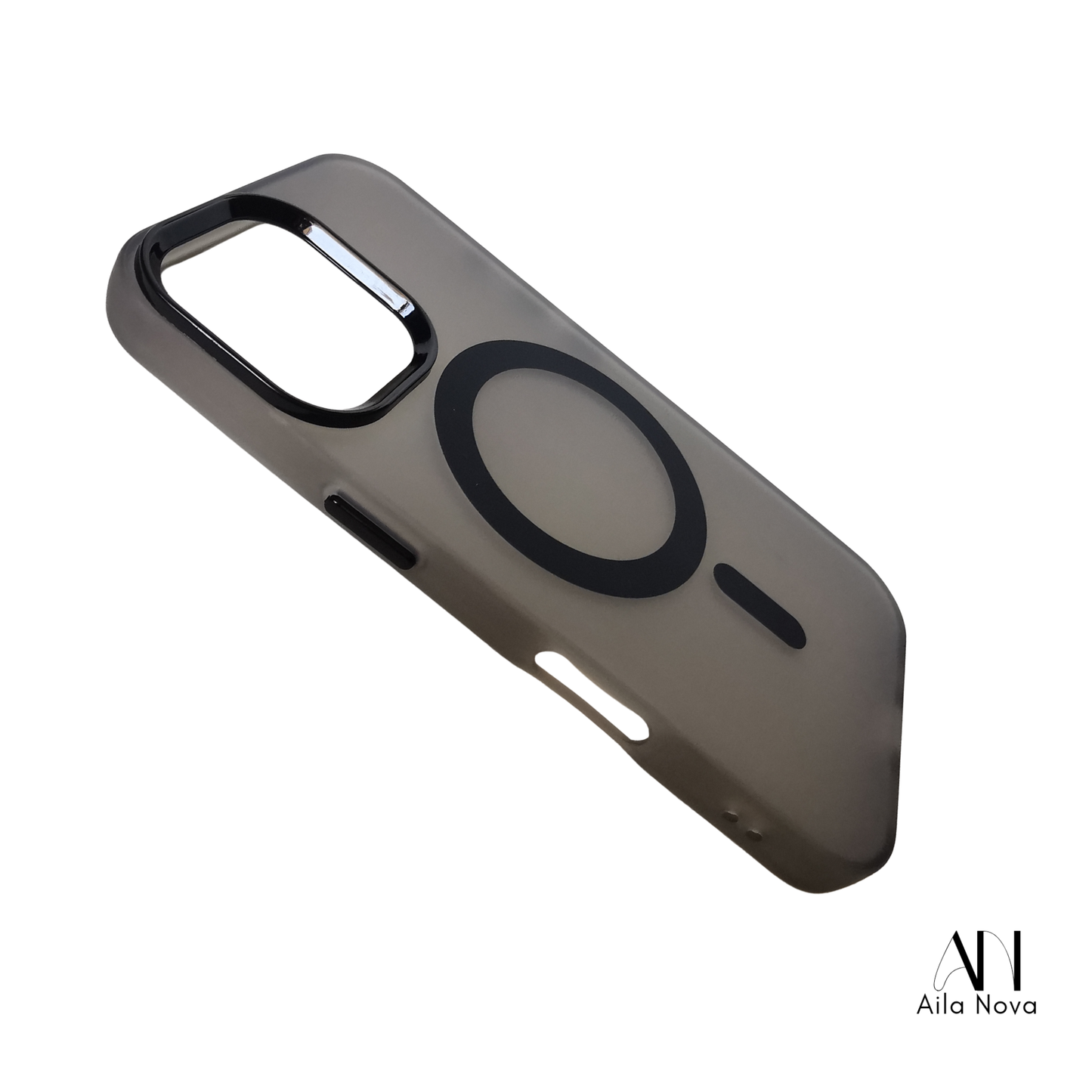 Funda MagSafe Frosted – iPhone 16Gris | Blanco | Verde | Negro | Rosa