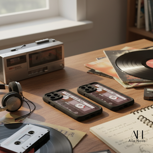 Funda Retro para iPhone 16 PRO MAX – Diseño Cassette Vintage | Carcasa Antigolpes + Estilo Único