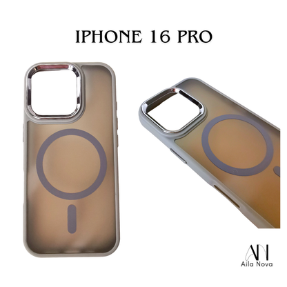 Funda iPhone 16 PRO MagSafe Frosted