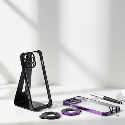 Funda 360° con Aro Magnético – iPhone 15 PRO
Máxima Protección | Compatibilidad MagSafe | Negro