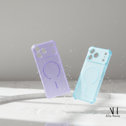 Funda MagSafe AntiShock iPhone 17 PRO | Lila | Celeste