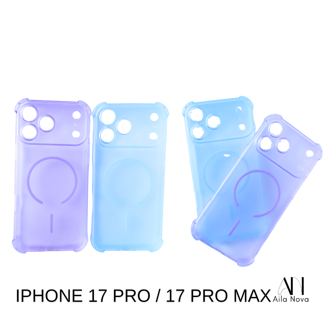Funda MagSafe AntiShock iPhone 17 PRO | Lila | Celeste