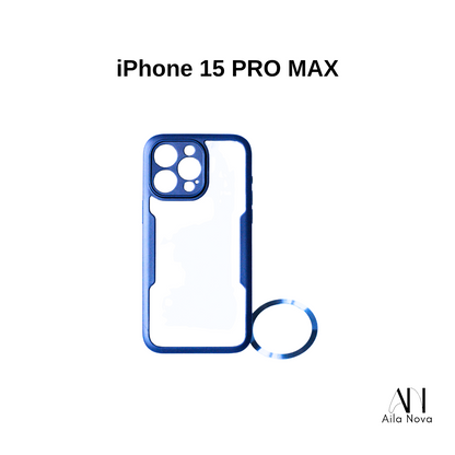 Funda 360° con Aro Magnético – iPhone 15 PRO MAX
Máxima Protección | Compatibilidad MagSafe | Negro | Azul