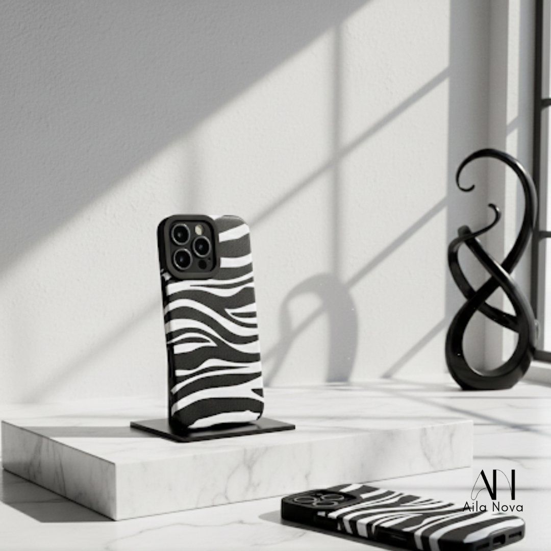 Funda para iPhone 16 PRO MAX diseño CEBRA – Carcasa protectora elegante y resistente