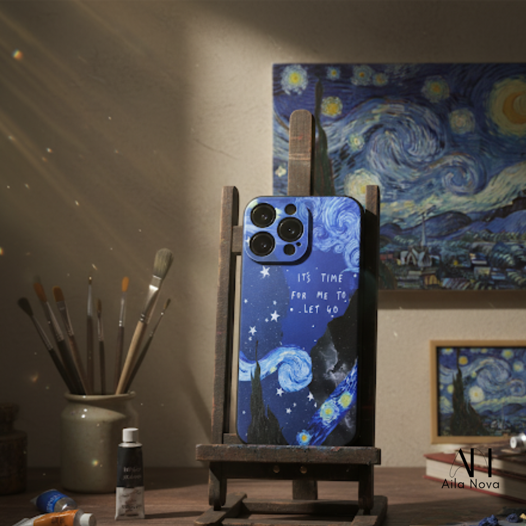 Funda Artística para iPhone 16 PRO MAX | Diseño Estilo Estrellado | Antigolpes | Frase Motivacional